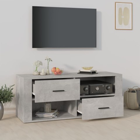  Szafka pod TV, szarość betonu, 100x35x40 cm