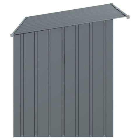  Buda dla psa, z dachem, antracytowa, 153x91x110 cm, stal