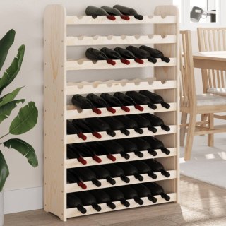  Stojak na wino, 72,5x25x111,5 cm, lite drewno sosnowe