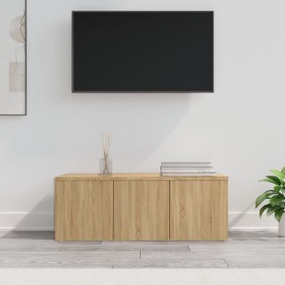  Szafka pod TV, dąb sonoma, 80x34x30 cm, materiał drewnopochodny