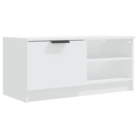  Szafki pod TV, 2 szt., białe, 80x35x36,5 cm