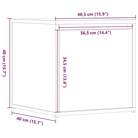  Szuflada Box Stare drewno 40,5x40x40 cm Drewno klejone