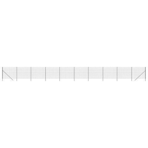  Ogrodzenie z siatki drucianej, antracytowe, 2x25 m