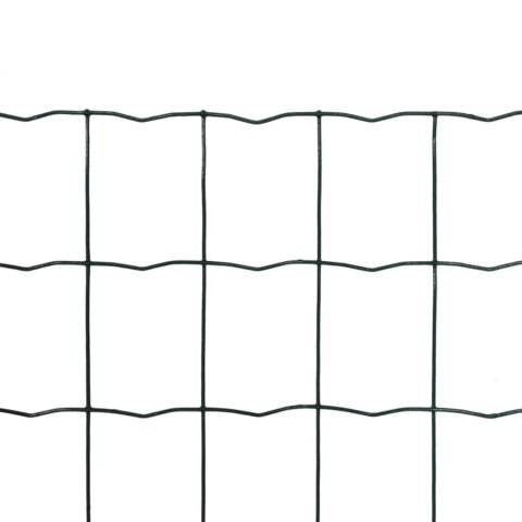  Euro ogrodzenie, stalowe, 25 x 1,7 m, zielone