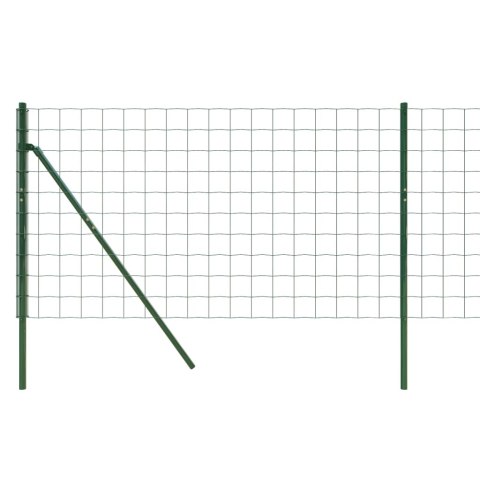  Ogrodzenie ze zgrzewanej siatki, zielone, 1x10 m