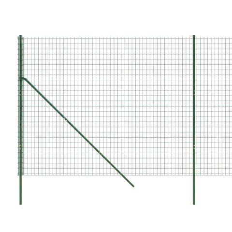  Ogrodzenie ze zgrzewanej siatki, zielone, 2,2x10 m