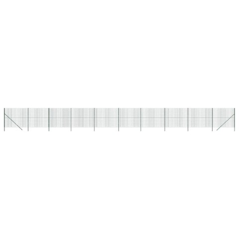  Ogrodzenie ze zgrzewanej siatki, zielone, 2,2x25 m