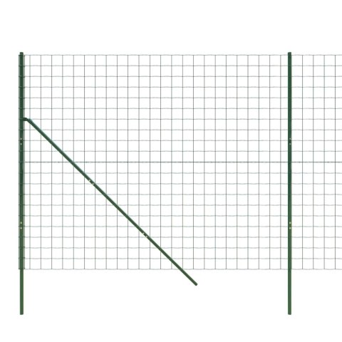  Ogrodzenie ze zgrzewanej siatki, zielone, 2,2x25 m