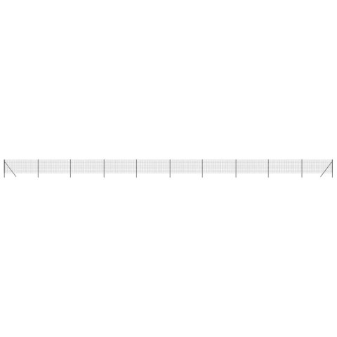  Ogrodzenie z siatki drucianej, antracytowe, 1,1x25 m