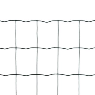  Euro ogrodzenie, stalowe, 25 x 0,8 m, zielone