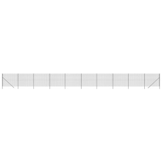  Ogrodzenie z siatki drucianej, antracytowe, 2,2x25 m