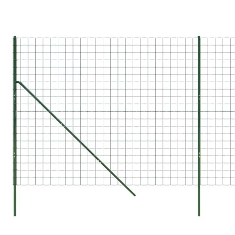  Ogrodzenie ze zgrzewanej siatki, zielone, 2x10 m