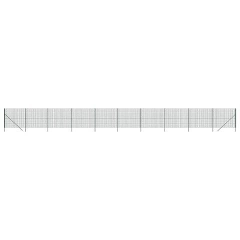  Ogrodzenie ze zgrzewanej siatki, zielone, 2,2x25 m