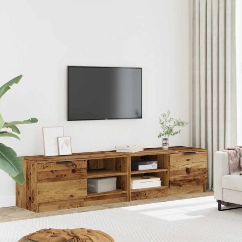  Szafki pod TV, 2 szt., stare drewno, 80x35x36,5 cm