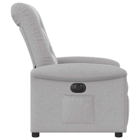  Elektryczny fotel rozkładany Cloud Grey Fabric