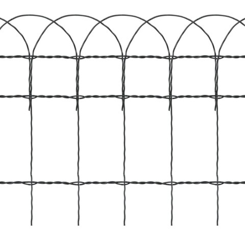  Obrzeże ogrodowe, malowane proszkowo żelazo, 10x0,4 m