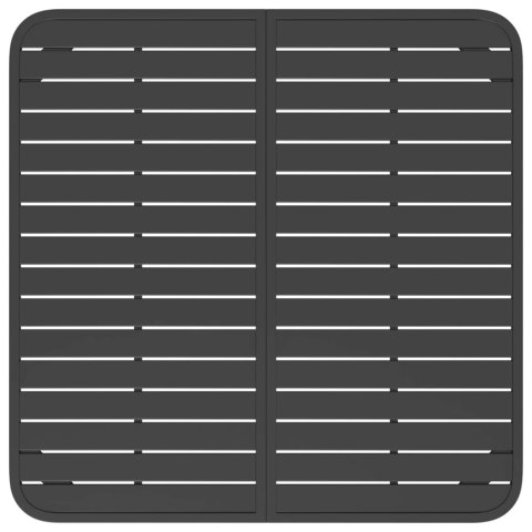  Stolik ogrodowy, antracytowy, 100x100x71 cm, stal
