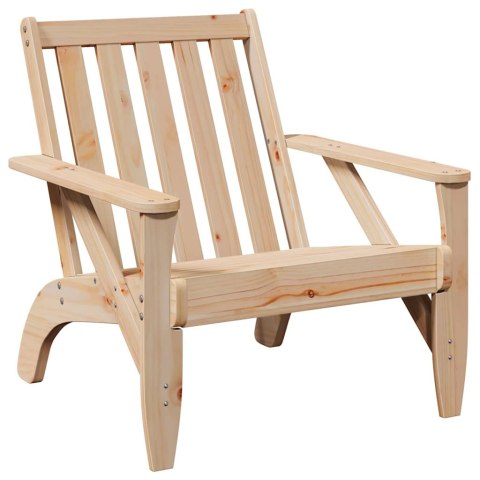  Krzesło ogrodowe Adirondack 75x77x77 cm lite drewno sosnowe