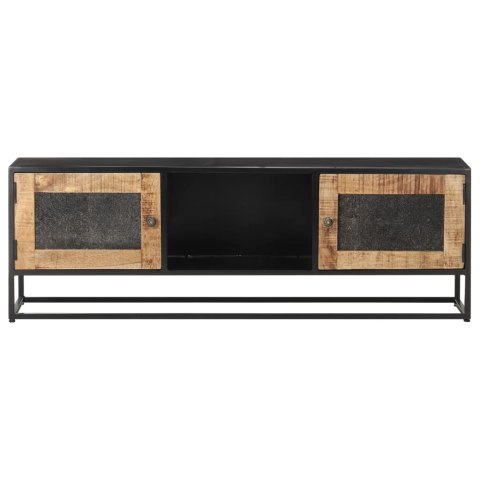  Szafka pod TV, 120x30x40 cm, surowe drewno mango