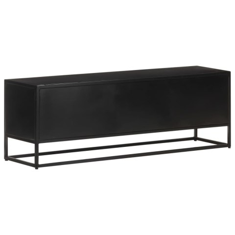  Szafka pod TV, 120x30x40 cm, surowe drewno mango