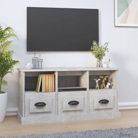  Szafka pod TV, szarość betonu, 100x35x50 cm