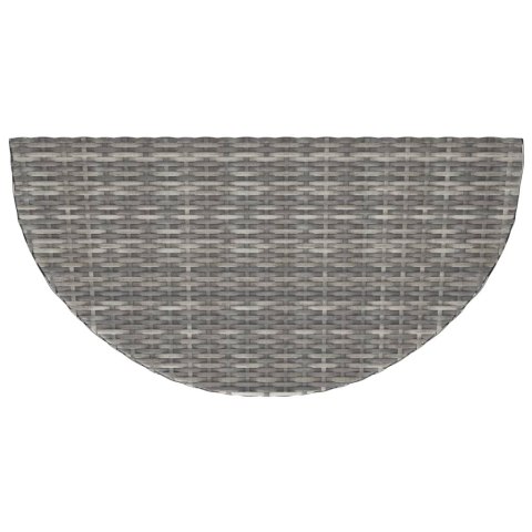  Stolik ogrodowy, szary, 100x50x75 cm, rattan PE