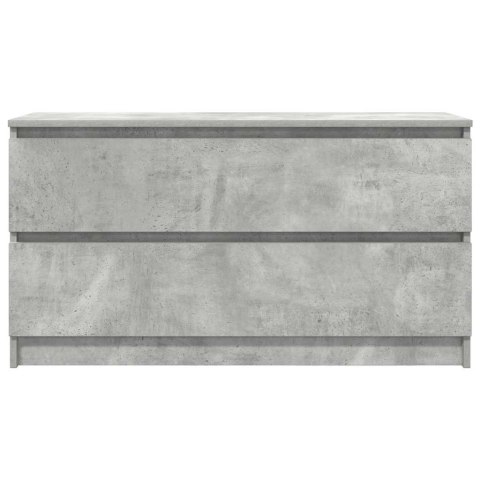  Szafka RTV Beton Szary 100x35x54 cm Drewno klejone