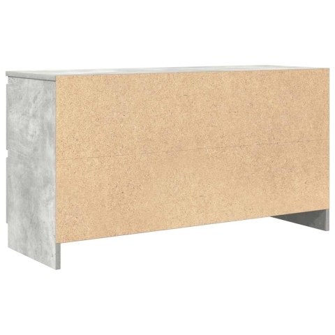  Szafka RTV Beton Szary 100x35x54 cm Drewno klejone