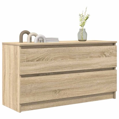  Szafka RTV Sonoma Oak 100x35x54 cm Drewno klejone