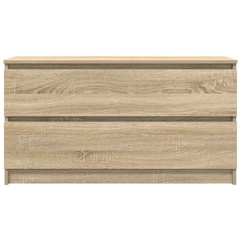  Szafka RTV Sonoma Oak 100x35x54 cm Drewno klejone