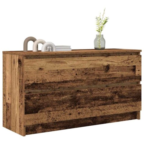  Szafka RTV Stare drewno 100x35x54 cm Drewno klejone