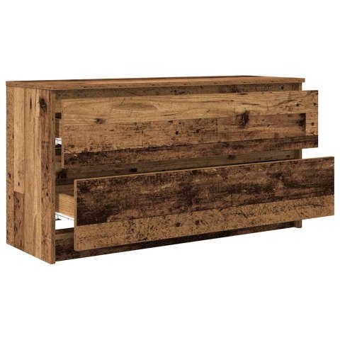  Szafka RTV Stare drewno 100x35x54 cm Drewno klejone