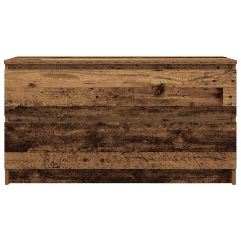  Szafka RTV Stare drewno 100x35x54 cm Drewno klejone