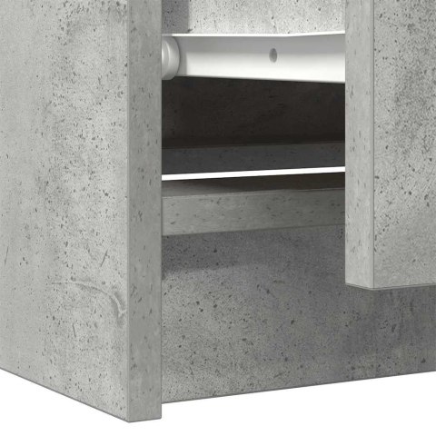  Szafka RTV Beton Szary 60x35x54 cm Drewno klejone