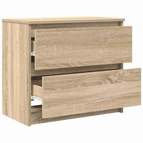  Szafka RTV Sonoma Oak 60x35x54 cm Drewno klejone