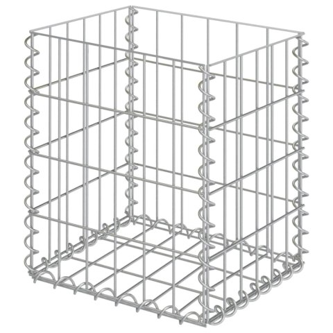  Kosze gabionowe, 2 szt., galwanizowana stal, 30x30x40 cm