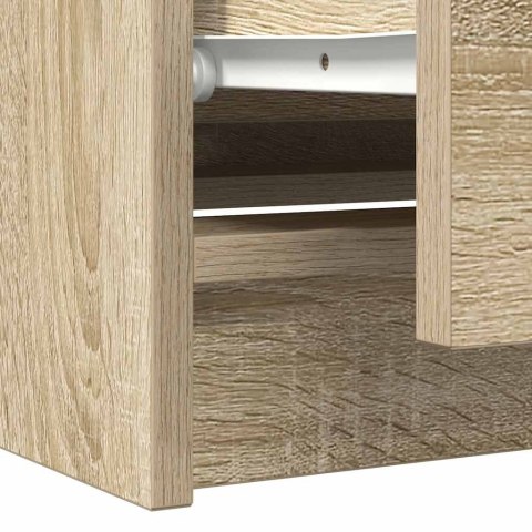  Szafka RTV Sonoma Oak 100x35x54 cm Drewno klejone