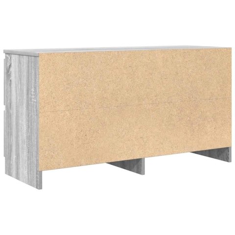  Szafka RTV Szara Sonoma 100x35x54 cm Drewno klejone