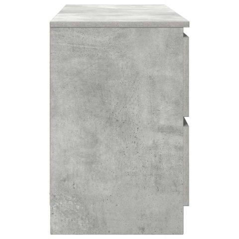  Szafka RTV Beton Szary 100x35x54 cm Drewno klejone