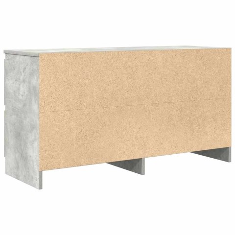  Szafka RTV Beton Szary 100x35x54 cm Drewno klejone