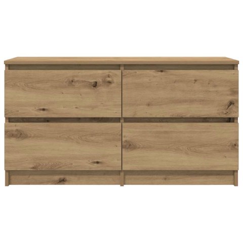  Szafka RTV Artisan Oak 100x35x54 cm Drewno klejone