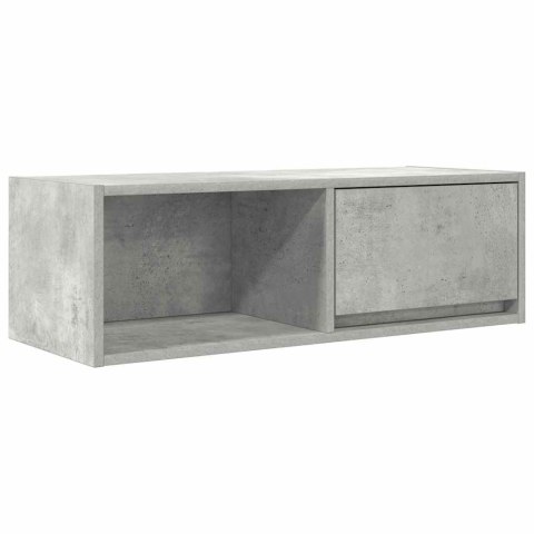  Szafki RTV 2 szt. Beton Szary 80x31x25,5 cm Drewno klejone