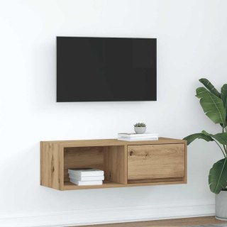  Szafka RTV Artisan Oak 80x31x25,5 cm Drewno klejone