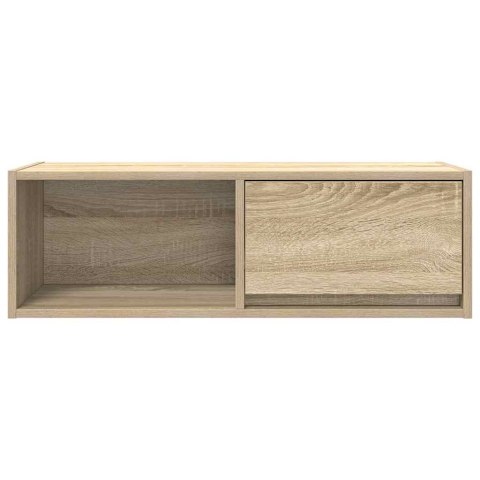  Szafka RTV Sonoma Oak 80x31x25,5 cm Drewno klejone