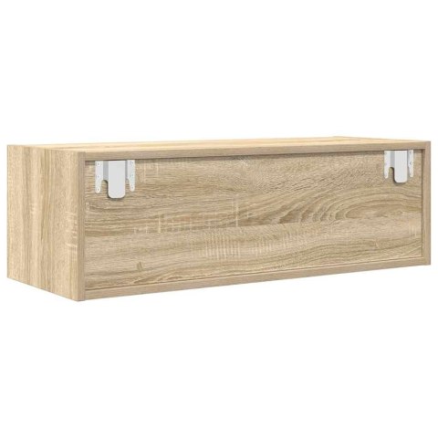  Szafka RTV Sonoma Oak 80x31x25,5 cm Drewno klejone