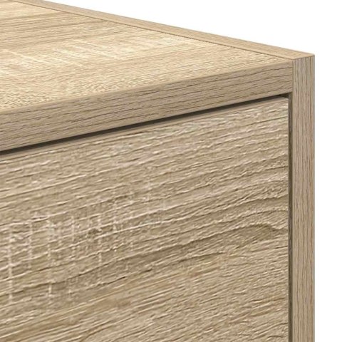  Szafka RTV Sonoma Oak 80x31x25,5 cm Drewno klejone