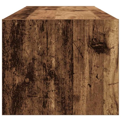  Szafka RTV Stare drewno 100x31x25,5 cm Drewno klejone