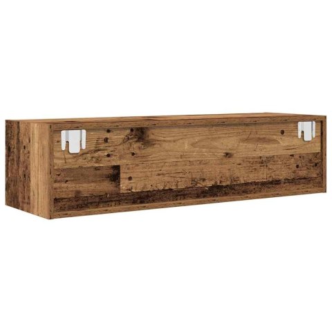  Szafka RTV Stare drewno 100x31x25,5 cm Drewno klejone