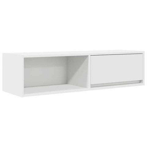  Szafki pod TV 2 szt. Białe 100x31x25,5 cm Drewno klejone