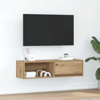  Szafka RTV Artisan Oak 100x31x25,5 cm Drewno klejone